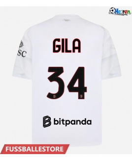 Günstige AC Milan Mario Gila #34 Auswärtstrikot 2026-27 Kurzarm